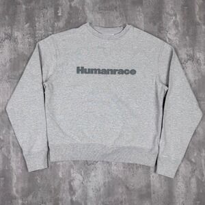 Adidas x Human Race Sweater Adult Small Gray Pharrell Williams Sweatshirt